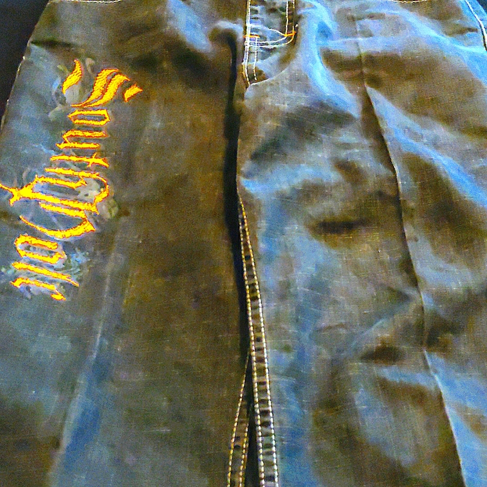 Denim Jeans size 12 good condition. Slight tear at bottom inner pant